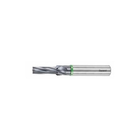 Garant Master TM Solid Carbide Thread Mill with Countersink, M8-0.75  Thread Size, AlTiN Coated 139687 8X0,75